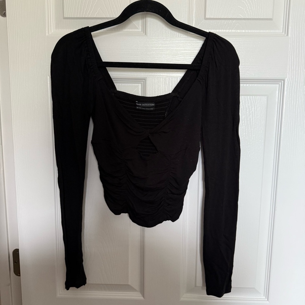 Urban Outfitters Black Long sleeve with Cutout